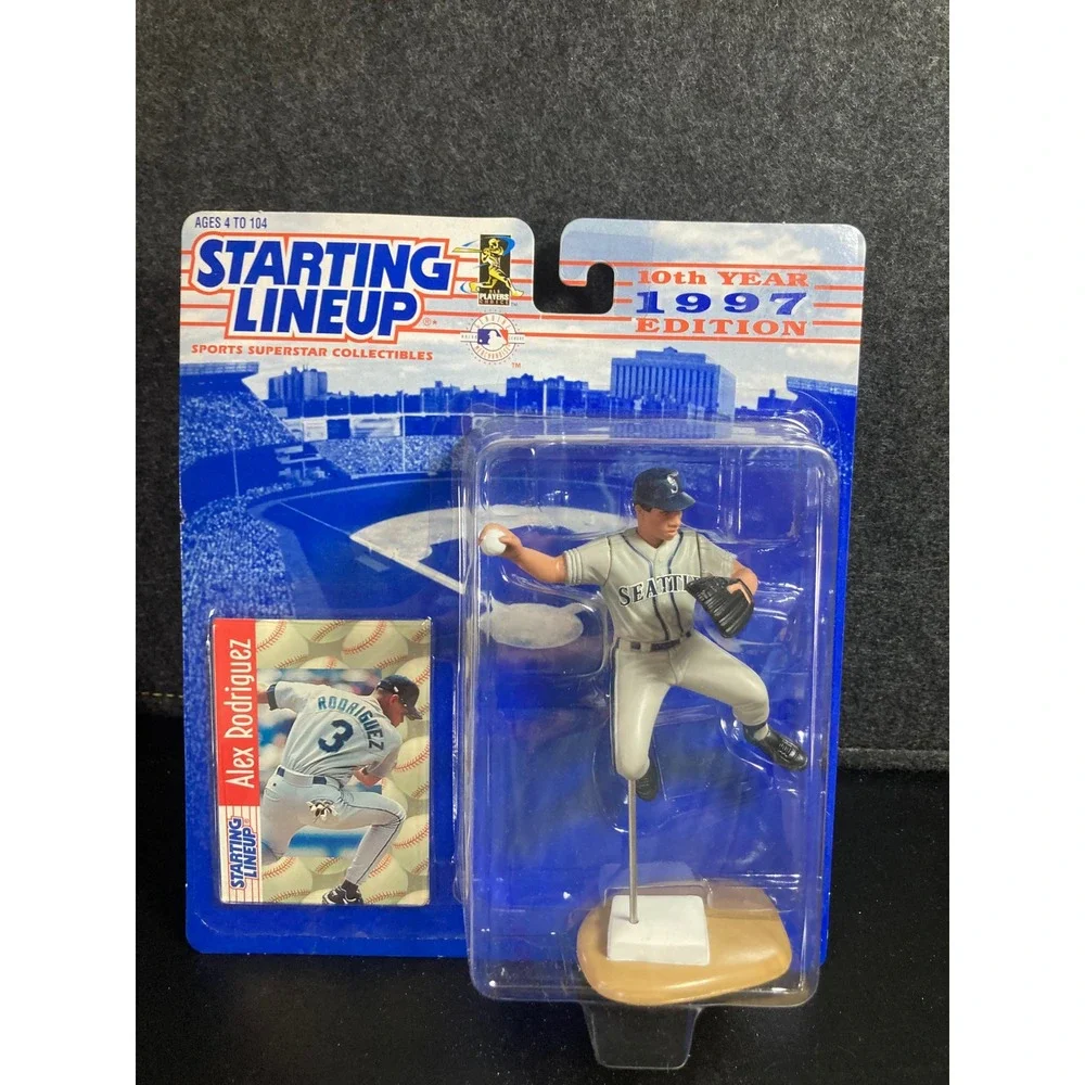 Kenner Starting Lineup 1997 Alex Rodriguez Seattle Mariners Figure with Card